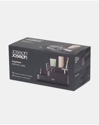 Joseph Joseph - EasyStore™ Bathroom Caddy with Matt Black Finish