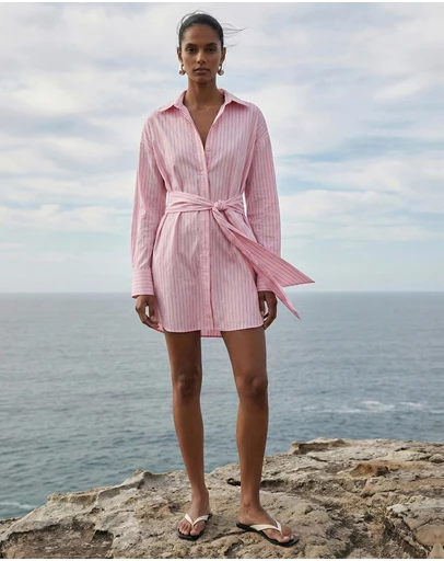 Staple the Label - Kari Mini Shirt Dress