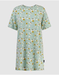 Bamboozld - Womens Flowers Jersey Night-Tee