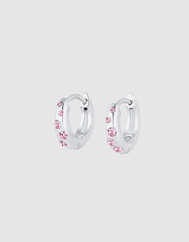 Elli Jewelry - Crystal Kids Stud Earrings in 925 Silver