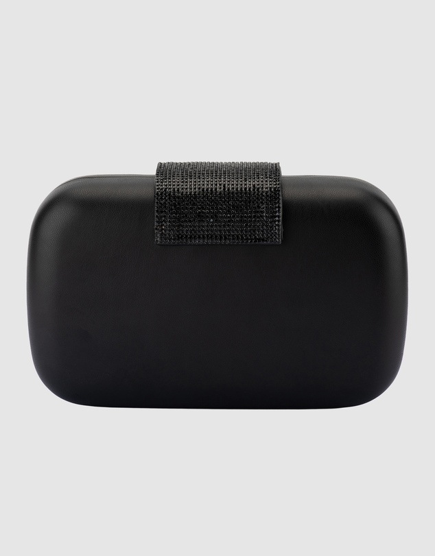 Olga Berg - Selene Crystal Tab Clutch