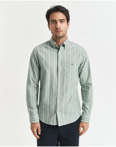 Gant - Regular Fit Striped Classic Oxford Shirt