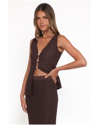 Petal & Pup - Asplie Knit Top - Espresso