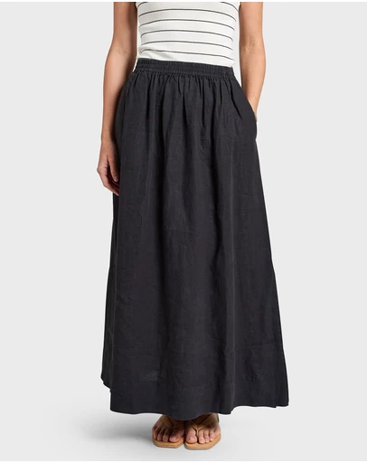 Academy Brand - Gladys Linen Skirt