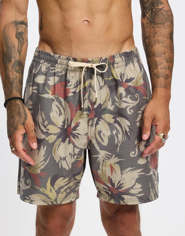 Rhythm - Tropical Camo Beach Shorts