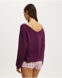 Cotton On Body - Relaxed V Neck Oversized Knit