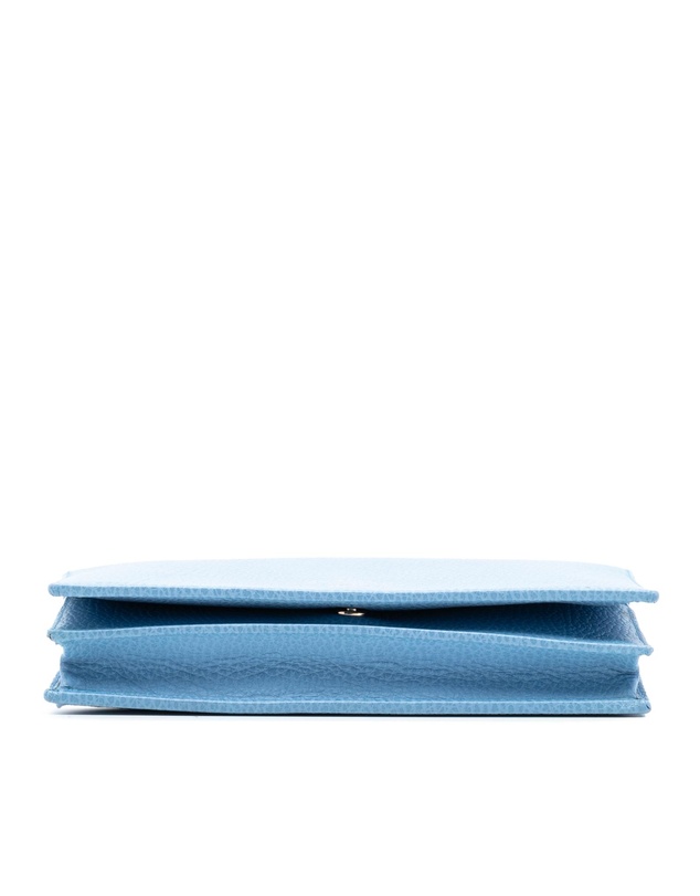 Pre-Loved by Azura Reborn - Pre-Loved Dollar Calfskin Swing Wallet On Strap