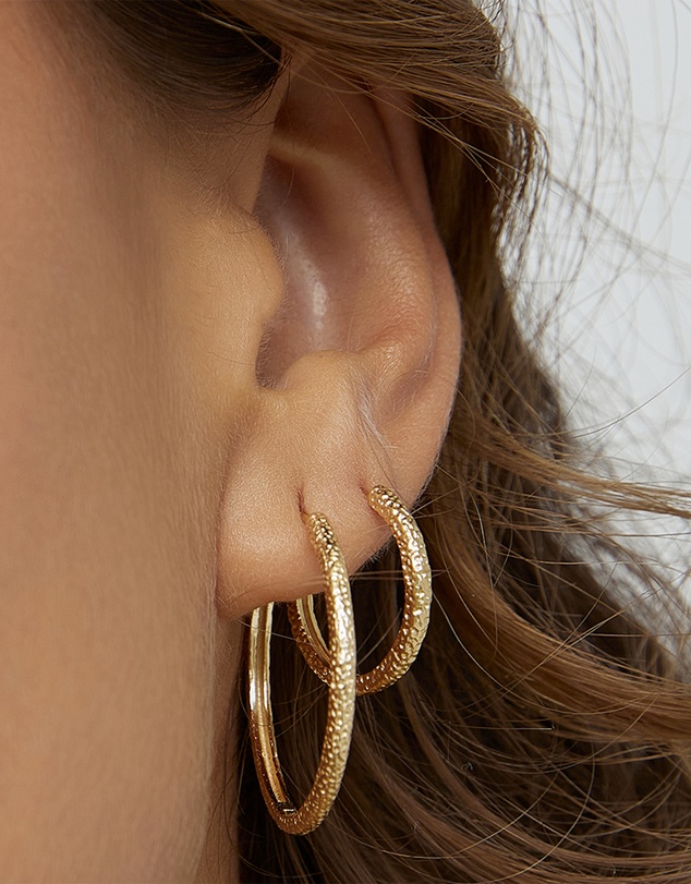 Arms Of Eve - Sebastian Gold Hoop Earrings