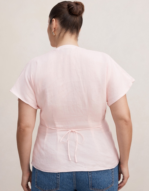 Forever New Curve - Jemma Curve V Neck Blouse