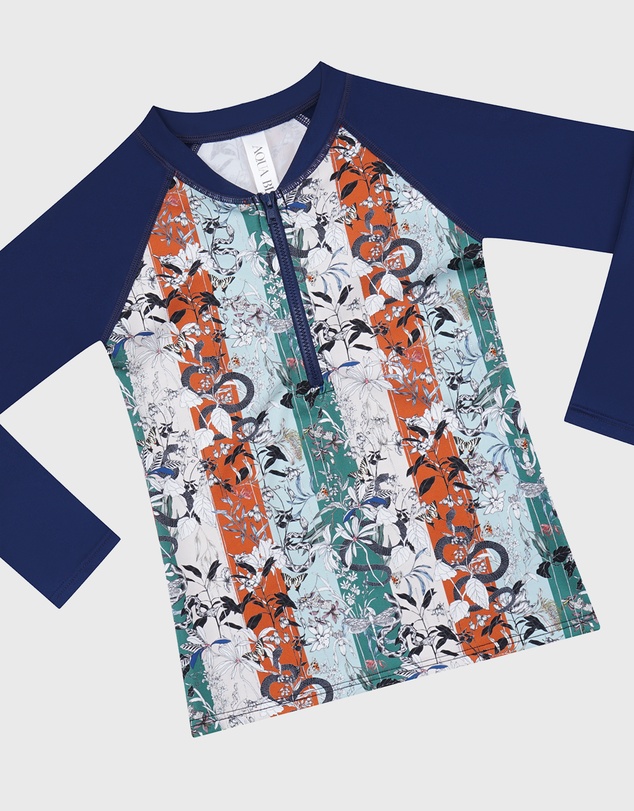 Aqua Blu Kids - Boa Long Sleeve Rash Vest - Kids