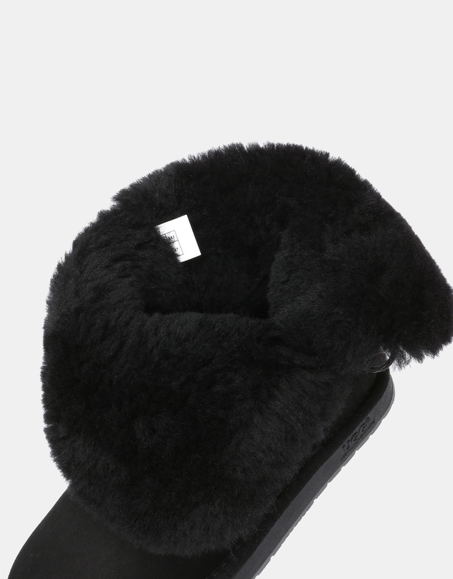 EVERAU - Australian Shepherd Ugg Short Button Sheepskin Upper UGG Boots
