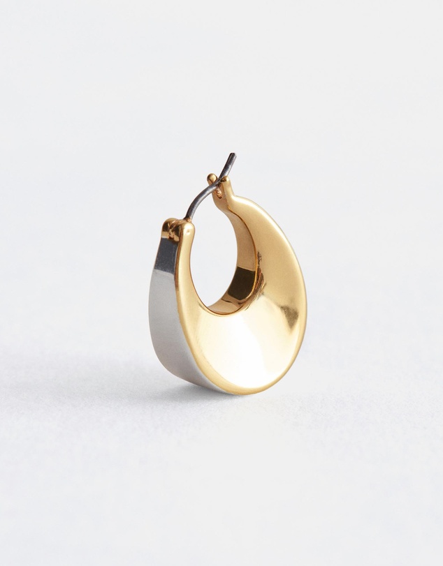 & Other Stories - Two-Toned Bell Hoop Earrings