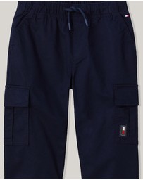 Tommy Hilfiger - Cargo Pull On Cotton Pants - Kids