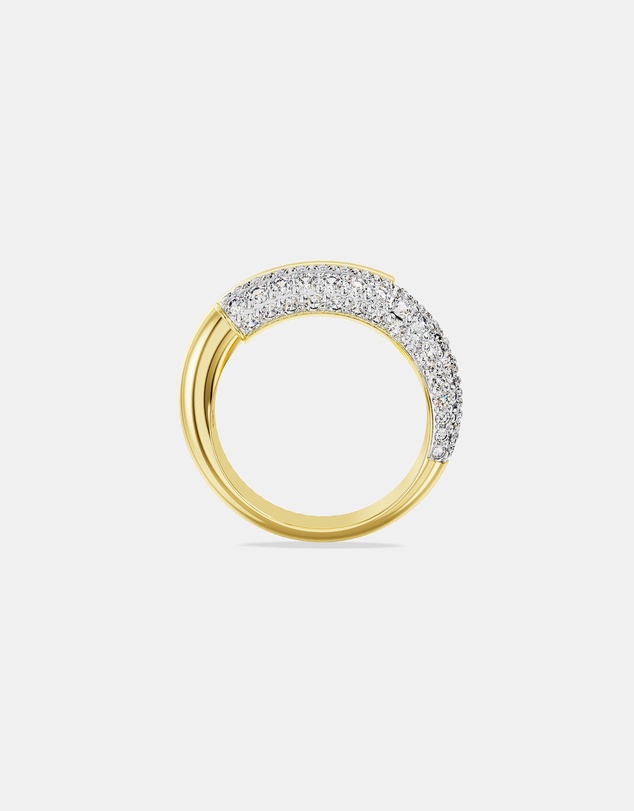 Swarovski - Dextera ring, White, Gold-tone plated