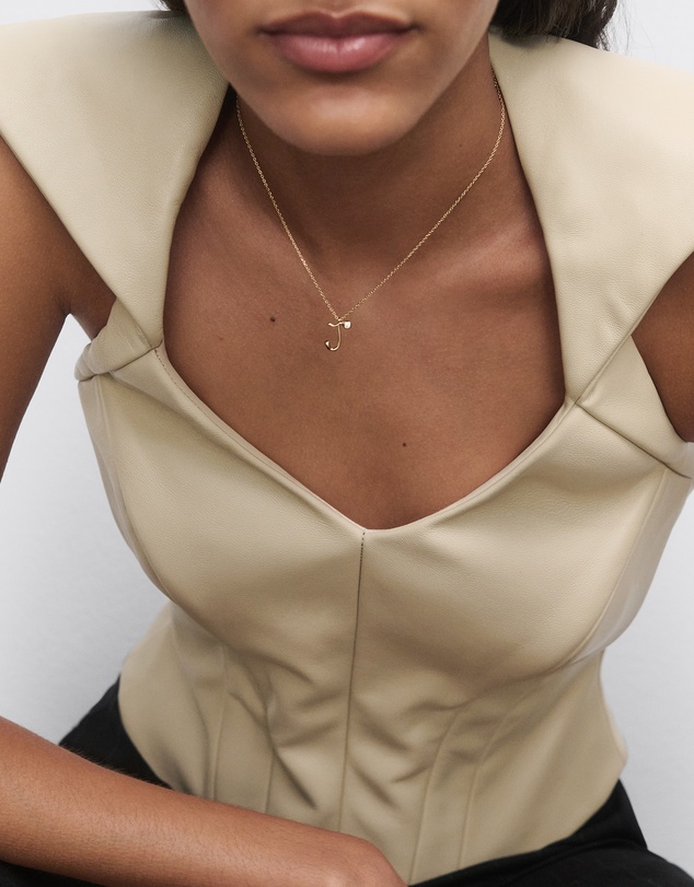 PDPAOLA - Initial 2026 J Pendant Necklace