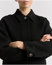 Toorallie - Button Front Wool Jacket