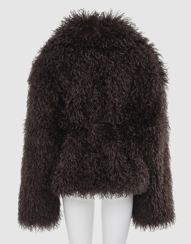 Source Unknown - Hathi Belted Faux-Fur Jacket