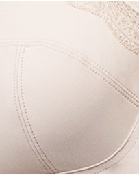 Naturana - Padded Wide Strap Wirefree Plus Size Bra