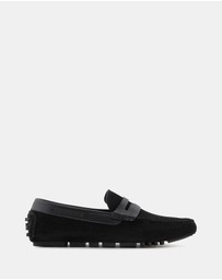 Emporio Armani - Suede Driving Loafers