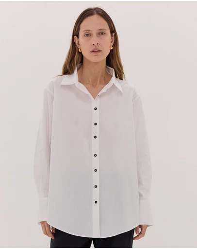 Cloth & Co. - The Split Back Shirt | White