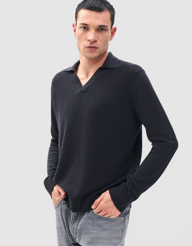 rag & bone - Charles Long Sleeve Johnny Polo