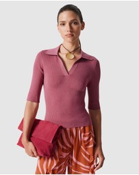 & Other Stories - Collared Short-Sleeve Top