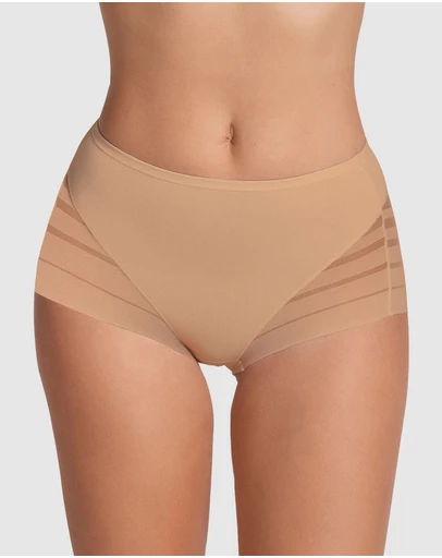 Leonisa - Lace Stripe Undetectable Seamless Shaping Brief