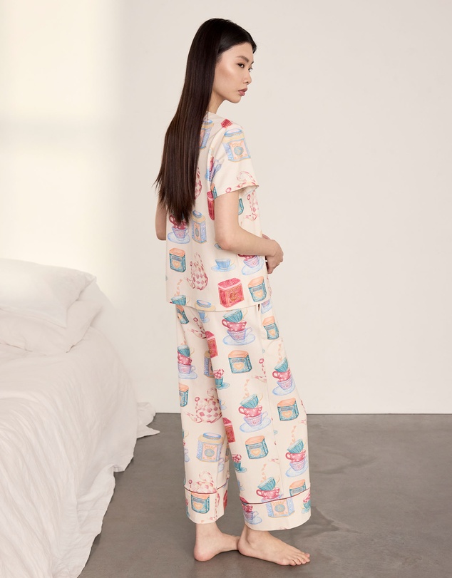 Chelsea Peers - Organic Cotton Tea Pots Pyjama Set