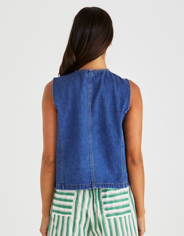 Sass - Sabine Denim Vest