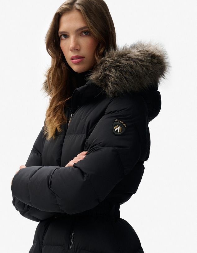 Superdry - Slim Fit Fuji Belted Puffer