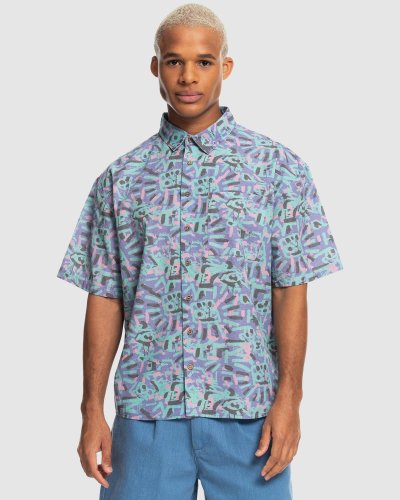 Quiksilver X Stranger Things Mens The Lenora Short Sleeve Shirt