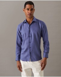 Calvin Klein - Linen Tencel Blend Dress Shirt