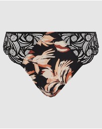 Sans Complexe - Ariane Fantaisy Microfibre & Lace Bikini Brief