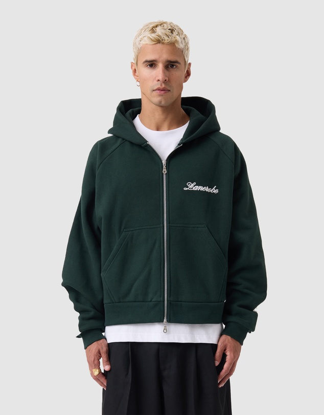 Zanerobe - Stitched Box Crop Hood Forest