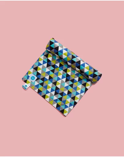 itti bitti - Travel Blanket - Heron with Wasabi