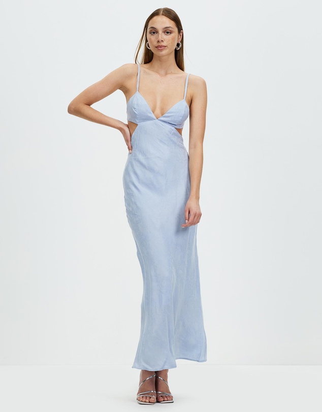 Third Form - Paisley Bias Triangle Midi Dress