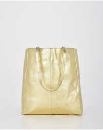 Cobb & Co - Venus Metallic Leather Tote