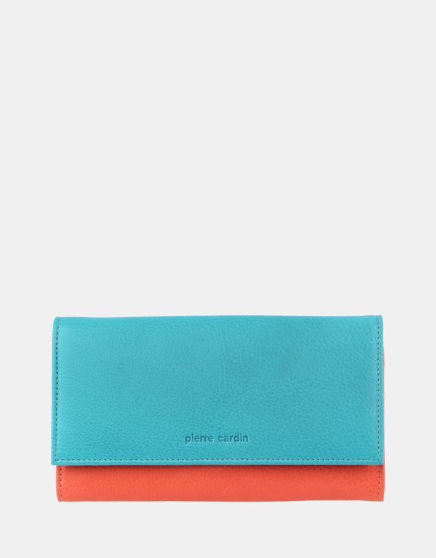 Pierre Cardin - Pierre Cardin Multi Colour Leather Ladies Wallet