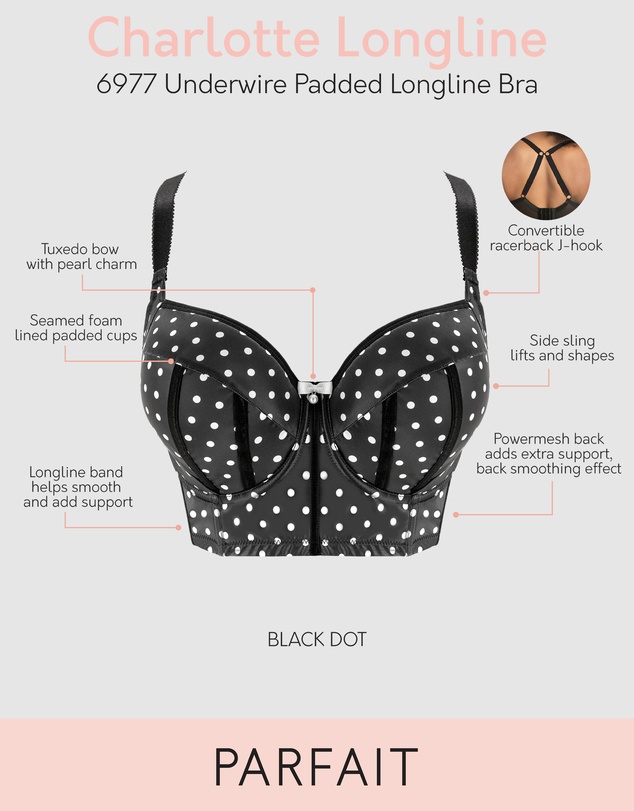 Parfait - Charlotte Lightly Padded Wired Longline Bra