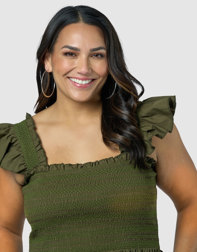 Sunday In The City - Electric Avenue Midi Dress