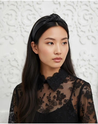 Mossée - Jessie Faux Leather Headband