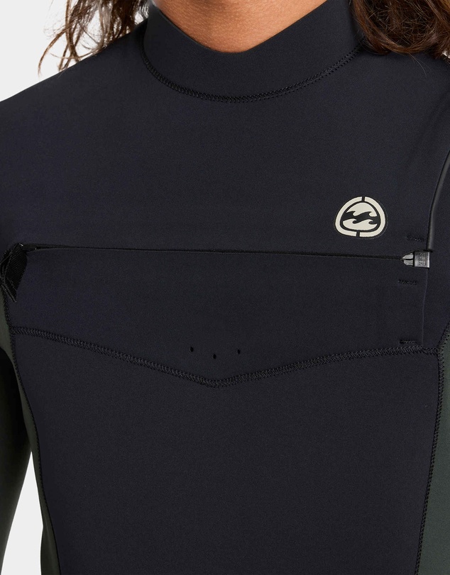 Billabong - Mens 3/2Mm Absolute Natural Chest Zip Wetsuit