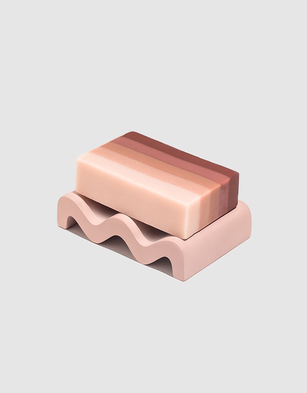 Fazeek - Wave Soap Dish Dusty Pink