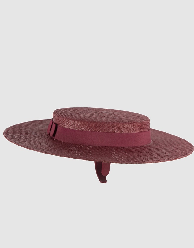 Max Alexander - Wine Boater Hat