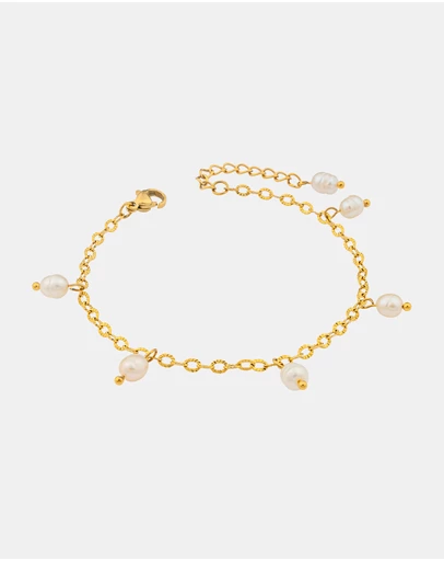 Zoe Olivia - Waterproof Luna Cultured Freshwater Pearl Bracelet