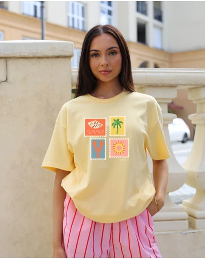 Vacancy Co - Postcard Tee