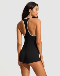 Seafolly - Retro Boyleg One Piece