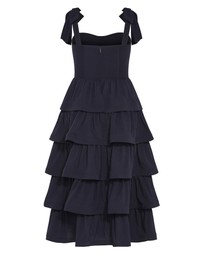 City Chic - Elina Tier Maxi Dress - Navy