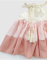 WITH LOVE FOR KIDS - Cotton Muslin Dress - Babies - Kids