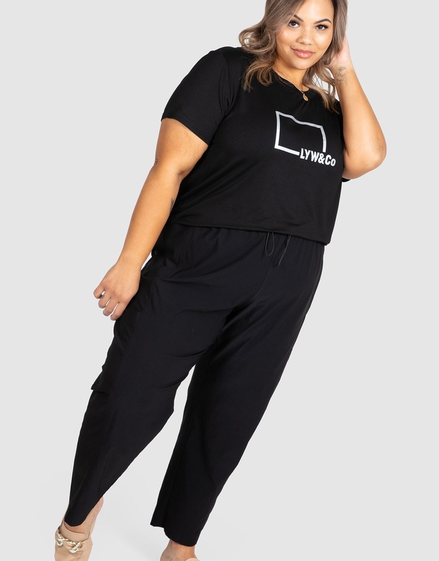 Love Your Wardrobe - LYW & Co Foil Print Tee